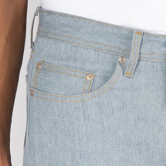 NAKED & FAMOUS Easy Guy Lightweight Recycled Selvedge Stone Blue Men's Size 28 - Picture 2 of 11